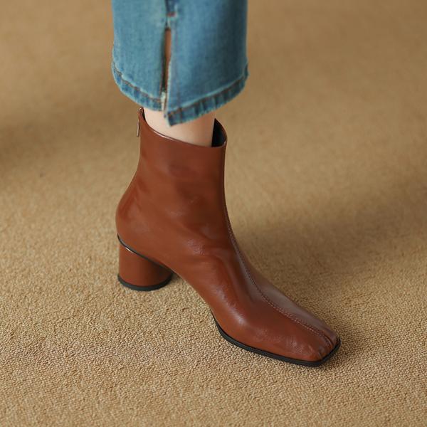 Handcrafted Luxury Genuine Leather Women's Shoes for Elegance(Edamaijia82108F)