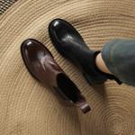 Handcrafted Luxury Leather Women's Shoes with Exquisite Craftsmanship(Edamaijia82127F)