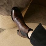 Handcrafted Luxury Leather Women's Shoes with Exquisite Craftsmanship(Edamaijia82127F)