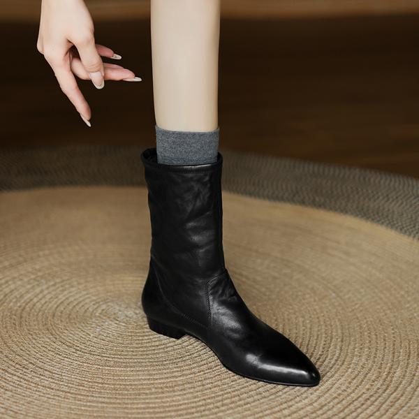 Handcrafted Luxury Leather Women's Shoes: Exquisite Craftsmanship & Elegance(Edamaijia82132F)