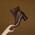 Crafted Elegance: Luxury Handmade Leather Women's Shoes of Exquisite Quality(Edamaijia82156F)