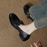 Handcrafted Genuine Leather Women's Shoes: Luxurious Elegance & Quality(Edamaijia82157)