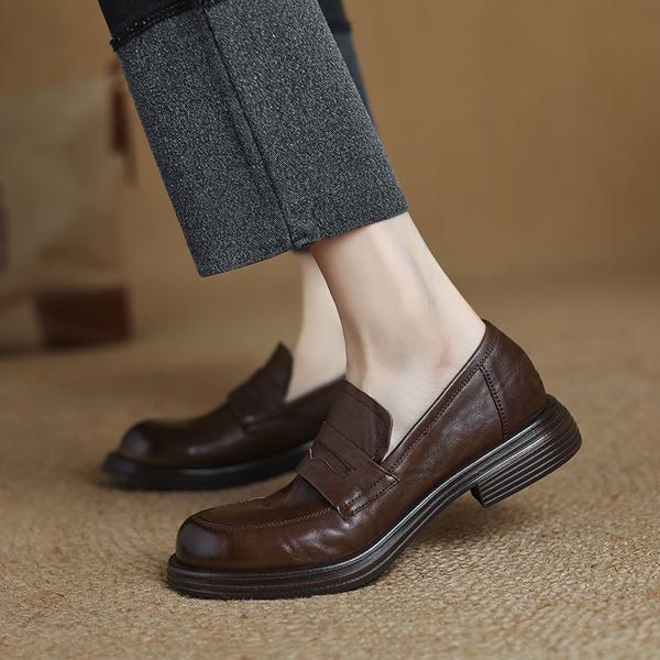 Exquisite Handmade Leather Women's Shoes: Luxurious Craftsmanship & Elegance(Edamaijia82158F)