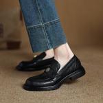 Handcrafted Genuine Leather Women's Shoes - Elegant Luxury品质(Edamaijia82161F)