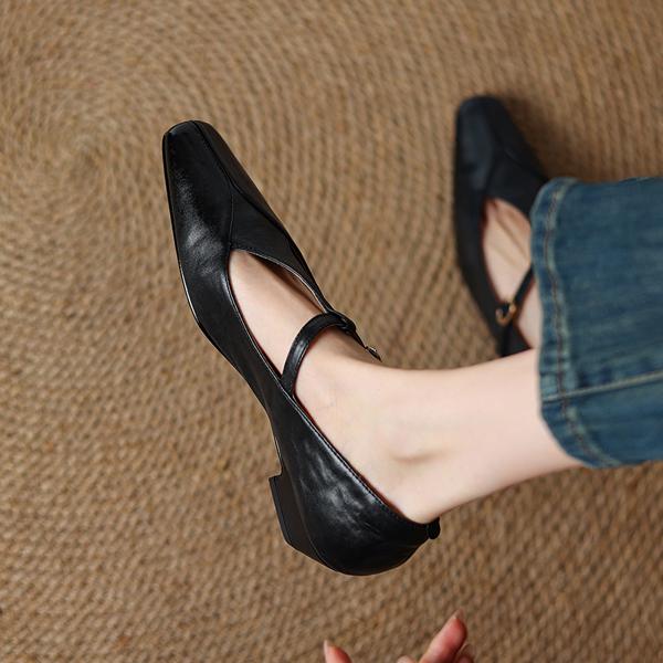 Exquisite Handcrafted Leather Women’s Shoes: Elegant Luxury Craftsmanship(Edamaijia82166F)