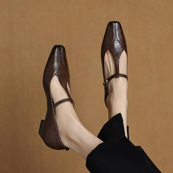 Exquisite Handcrafted Leather Women’s Shoes: Elegant Luxury Craftsmanship(Edamaijia82166F)