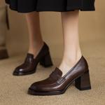 Luxurious Handcrafted Leather Women's Shoes: Elegance Redefined(Edamaijia82177)