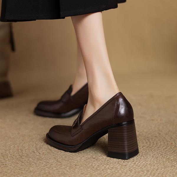 Luxurious Handcrafted Leather Women's Shoes: Elegance Redefined(Edamaijia82177)