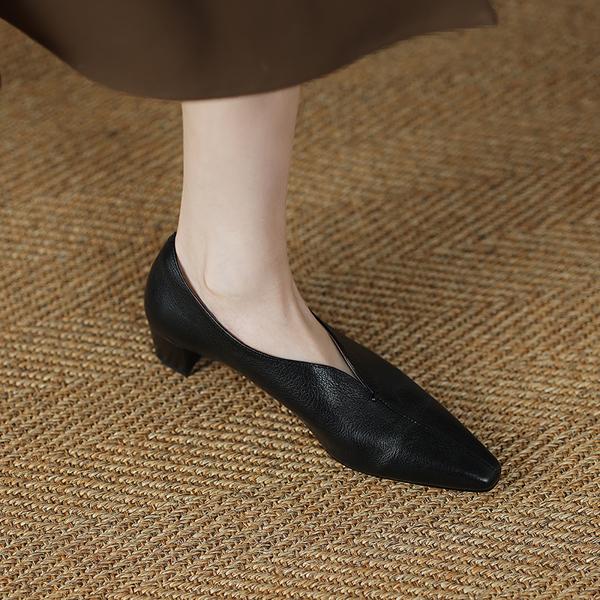 Handcrafted Luxury Leather Women's Shoes(Edamaijia82171F)