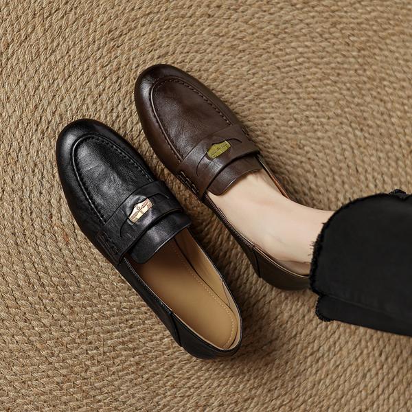 Exquisite Handcrafted Genuine Leather Shoes: Luxury, Elegance, and Quality(Edamaijia82179F)