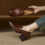 Handcrafted Luxury Leather Women's Shoes - Exquisite Quality & Elegant Craftsmanship(Edamaijia82189F)