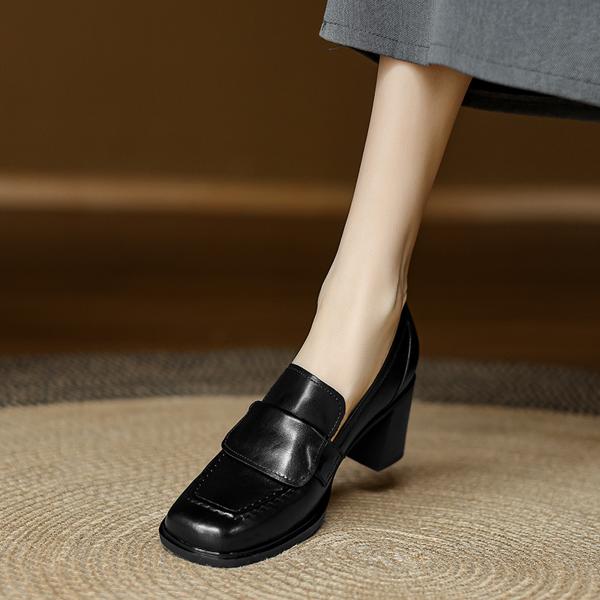 Handcrafted Luxury Leather Women's Shoes - Exquisite Quality & Elegant Craftsmanship(Edamaijia82189F)