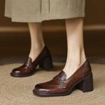 Handcrafted Genuine Leather Women's Shoes - Elegance Meets Luxury Quality(Edamaijia82182F)
