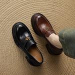 Luxury Handcrafted Leather Women's Shoes - Elegant Artistry in Quality(Edamaijia82191F)