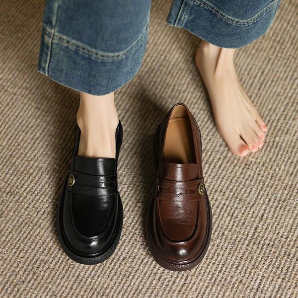 Handcrafted Luxury Leather Women's Shoes: Elegant Design and Exquisite Craftsmanship(Edamaijia82196F)