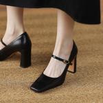 Handcrafted Genuine Leather Women's Shoes: Luxurious Quality and Elegance(Edamaijia9325F)