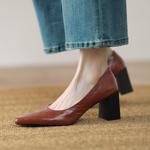 Elegant Handcrafted Leather Women's Shoes of Luxury(Edamaijia9326F)