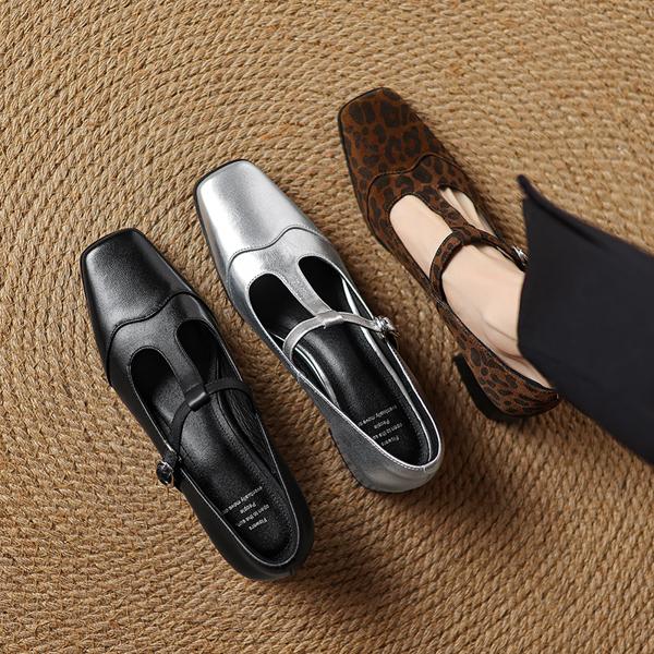 Exquisite Handcrafted Leather Women's Shoes: Elegance Meets Luxury(Edamaijia82200F)