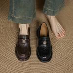 Elegant Handcrafted Leather Women’s Shoes with Premium Quality(Edamaijia82208F)