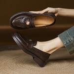 Elegant Handcrafted Leather Women’s Shoes with Premium Quality(Edamaijia82208F)