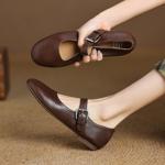 Exquisite Handcrafted Genuine Leather Women's Shoes for Elevated Elegance(Edamaijia82212F)