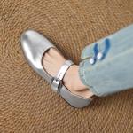 Exquisite Handcrafted Genuine Leather Women's Shoes for Elevated Elegance(Edamaijia82212F)