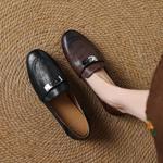 Elegant Handcrafted Leather Women's Shoes - Luxury Quality(Edamaijia82217F)