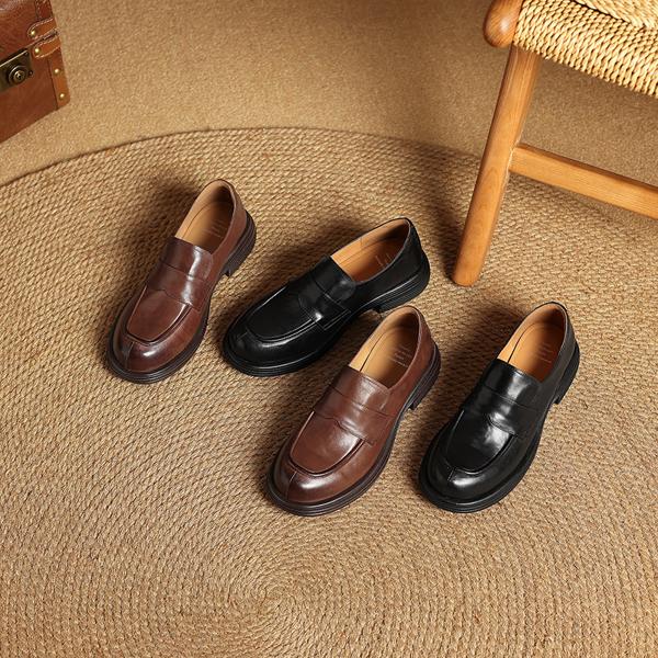 Luxurious Handcrafted Leather Women's Shoes: Elegance in Every Stitch(Edamaijia82219F)