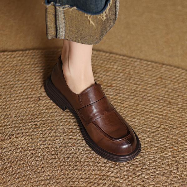 Luxurious Handcrafted Leather Women's Shoes: Elegance in Every Stitch(Edamaijia82219F)