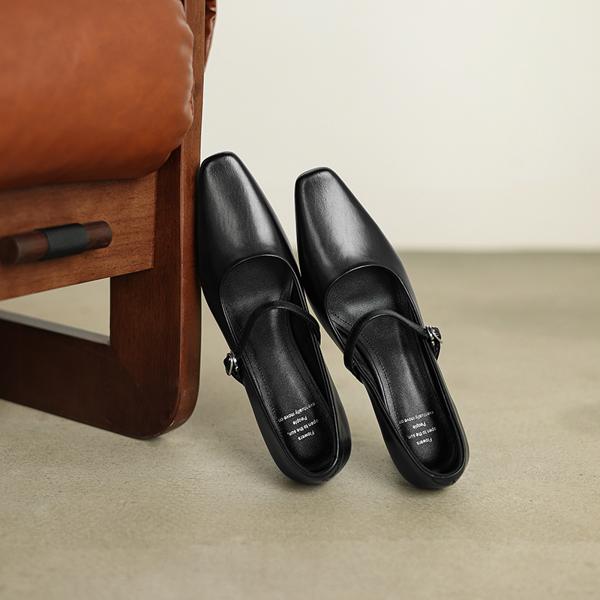 Handcrafted Premium Leather Women's Shoes: Luxury, Elegance & Superior Craftsmanship(Edamaijia82236F)