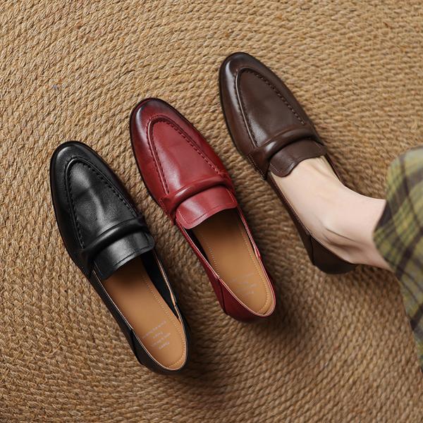 Handcrafted Genuine Leather Women's Luxury Shoes(Edamaijia82277F)