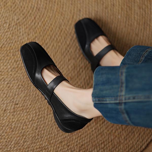 Handcrafted Luxurious Leather Women's Shoes - Unmatched Quality & Elegance(Edamaijia82263F)