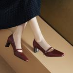 Handcrafted Luxurious Leather Women's Shoes: Elegance in Every Stitch(Edamaijia82275F)