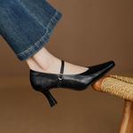 Handcrafted Luxury Genuine Leather Women's Shoes(Edamaijia82223F)