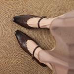 Handcrafted Luxury Genuine Leather Women's Shoes(Edamaijia82223F)