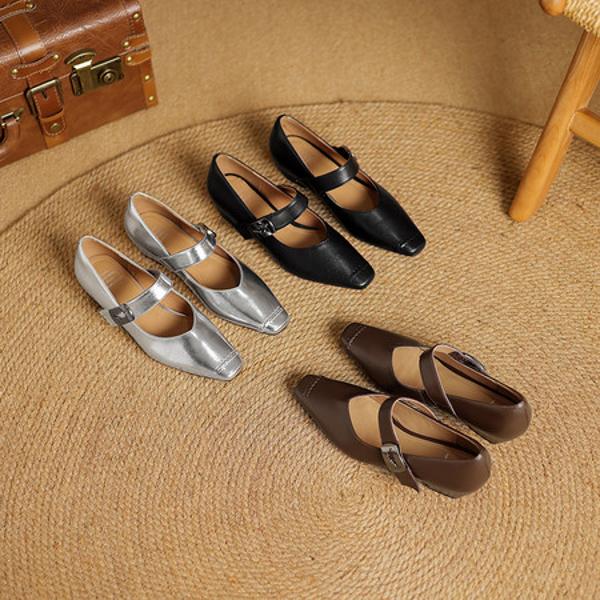 Luxurious Handcrafted Leather Women's Shoes: Exquisite Craftsmanship & Elegance(Edamaijia82229F)