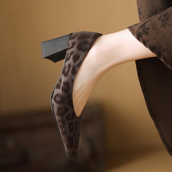 Crafted Luxury: Elegant Genuine Leather Handmade Women’s Shoes(Edamaijia9328F)