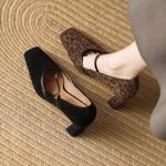 Handcrafted Luxury Leather Women's Shoes with Elegance(Edamaijia9329F)