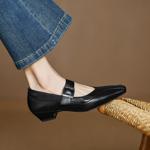 Luxury Handmade Leather Women's Shoes: Exquisite Craftsmanship(Edamaijia82231F)