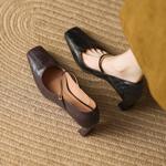 Luxury Handcrafted Genuine Leather Women’s Shoes(Edamaijia9332F)