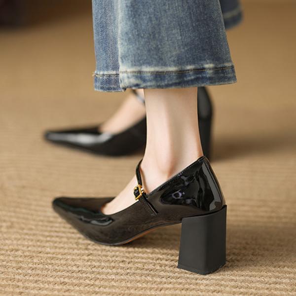 Luxurious Handcrafted Leather Women’s Shoes: Elegance Redefined(Edamaijia9333F)