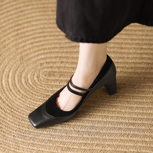 Handcrafted Leather Women's Shoes: Luxury & Elegance Awaits(Edamaijia9335F)