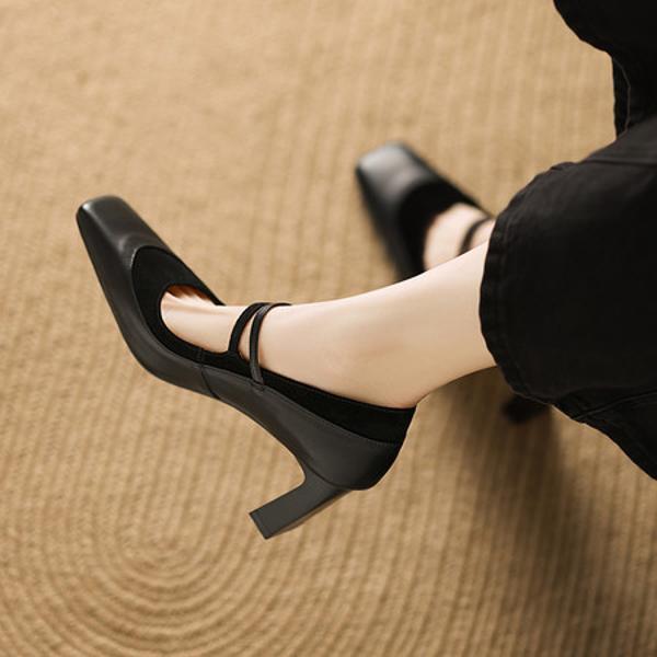 Handcrafted Leather Women's Shoes: Luxury & Elegance Awaits(Edamaijia9335F)