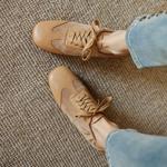 Handcrafted Genuine Leather Women's Shoes - Luxury Elegance(Edamaijia82265F)