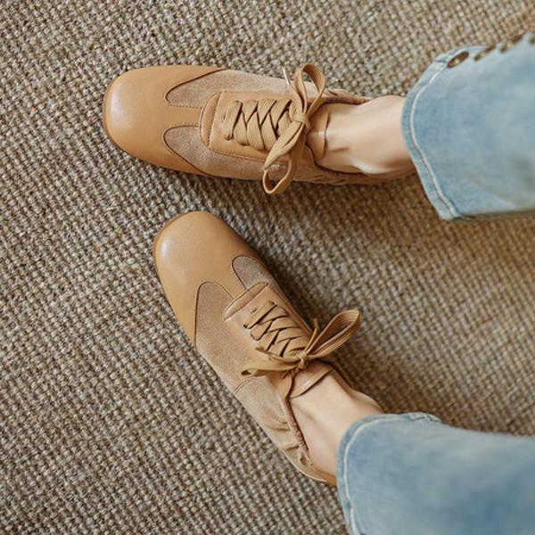 Handcrafted Genuine Leather Women's Shoes - Luxury Elegance(Edamaijia82265F)