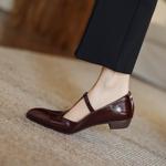 Elegant Handcrafted Leather Women’s Shoes of Luxury(Edamaijia82272F)