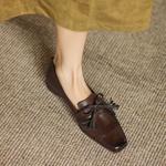 Handcrafted Genuine Leather Women’s Shoes: Elegance Redefined(Edamaijia82279F)
