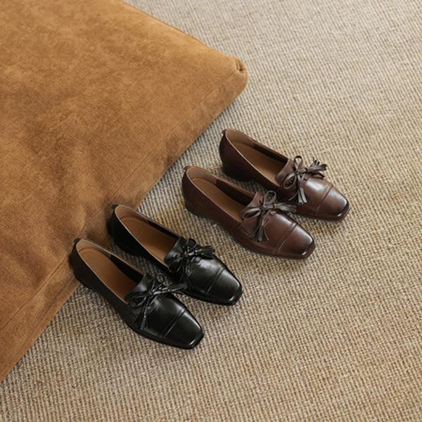 Handcrafted Genuine Leather Women’s Shoes: Elegance Redefined(Edamaijia82279F)