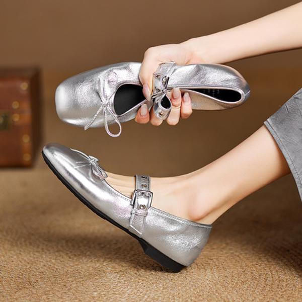 Exquisite Handcrafted Leather Women's Shoes: Luxury, Elegance, and Quality.(Edamaijia82281F)
