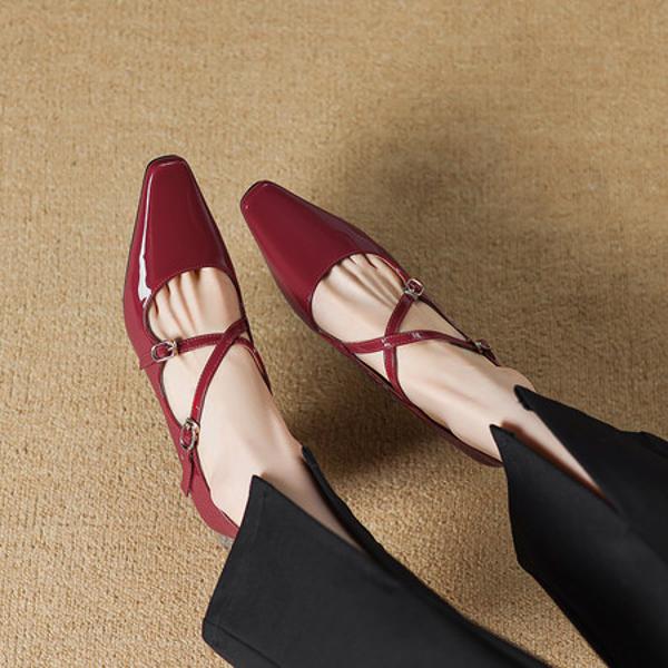 Handcrafted Luxury Leather Women’s Shoes: Elegance Redefined(Edamaijia82295F)